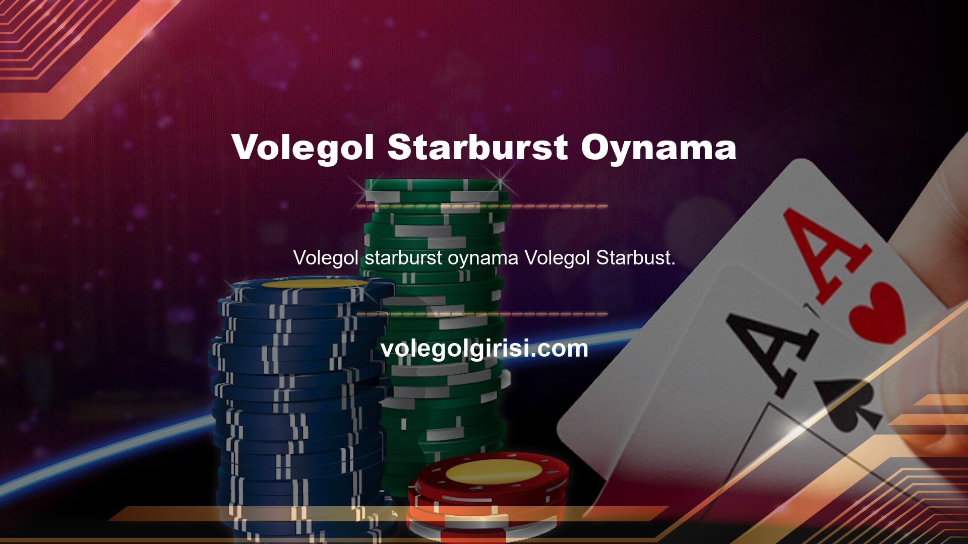 Starbust oynamak için nasıl oynayabilirim, önce Volegol Casino web sitesine kullanıcı adınız ve şifrenizle giriş yapmalısınız